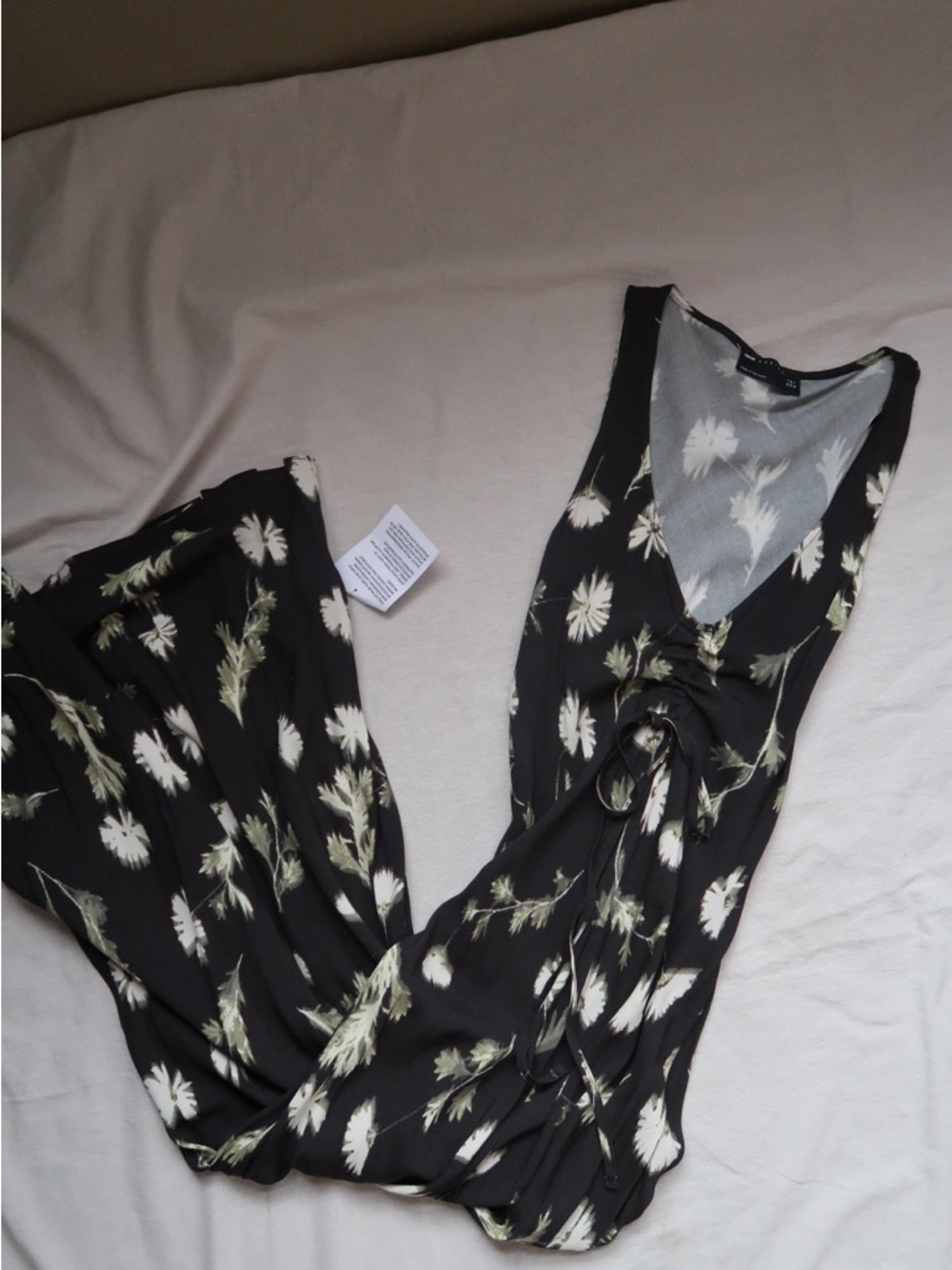 Black Floral Maxi Dress